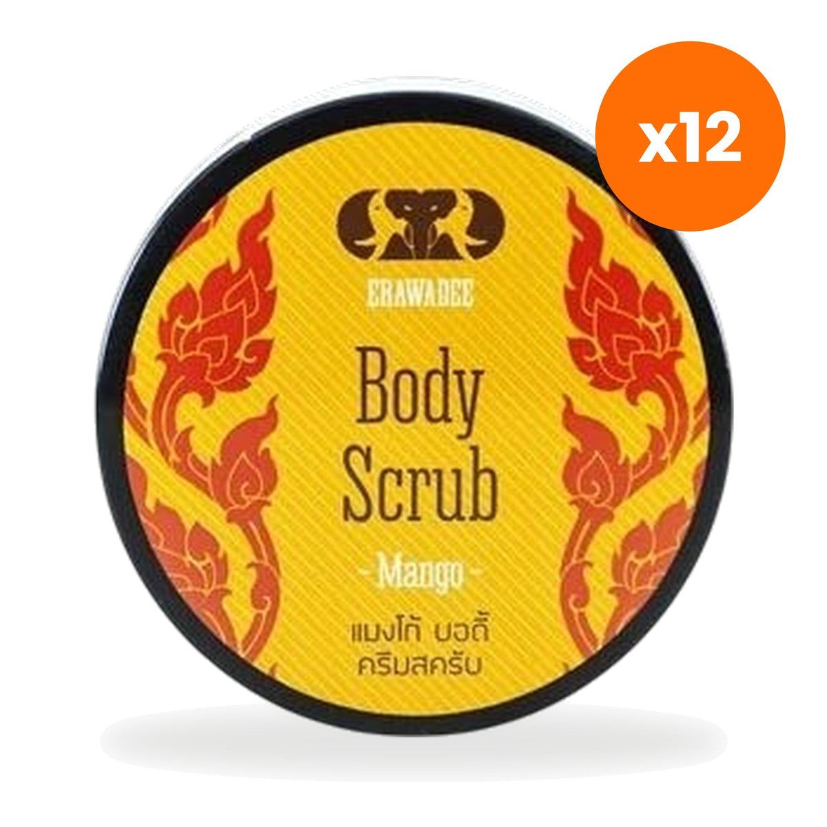Erawadee Mango Body Scrub Exfoliator for Supple Skin 250 g