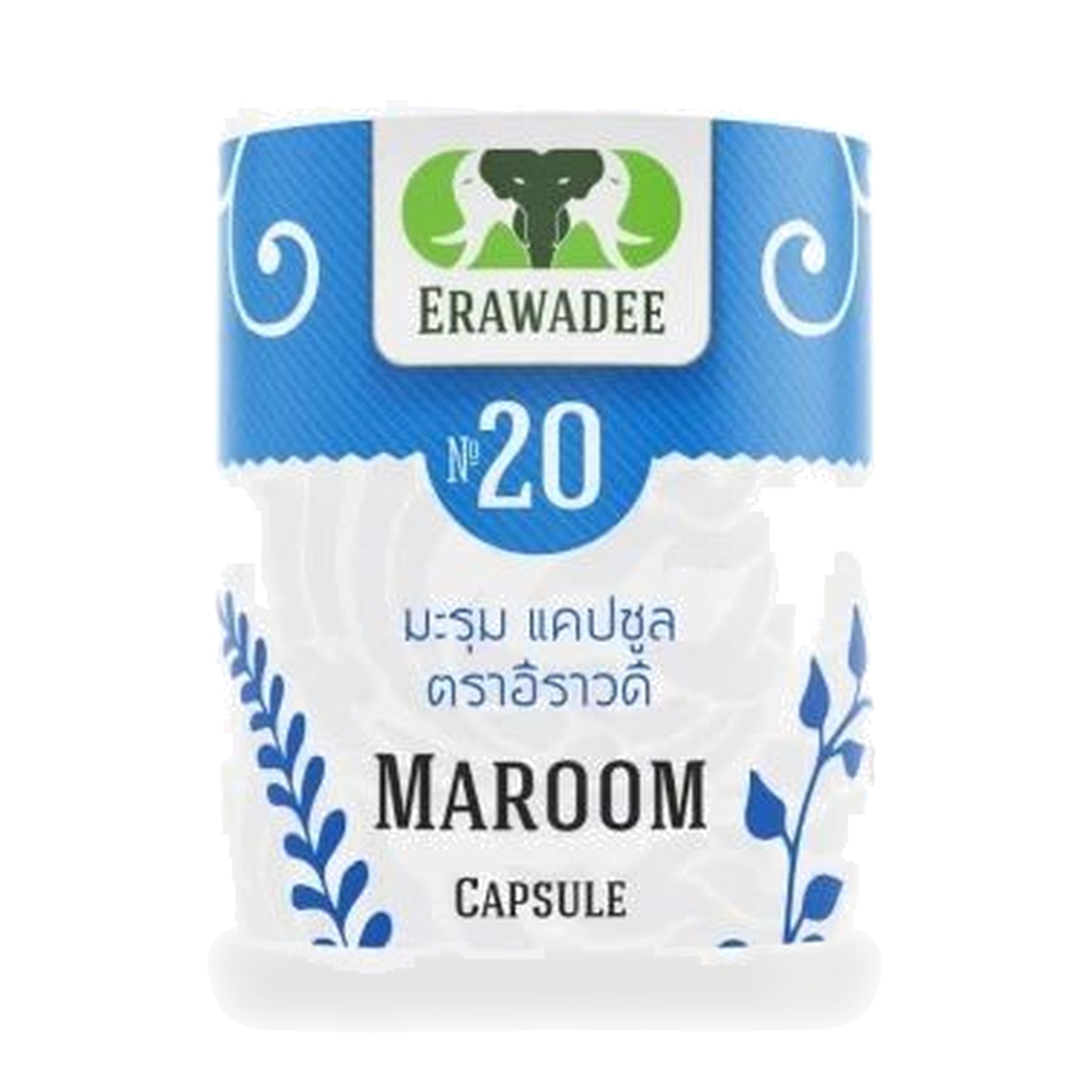 Erawadee No.20 Moringa Capsules 250mg ‚ 100 Capsules