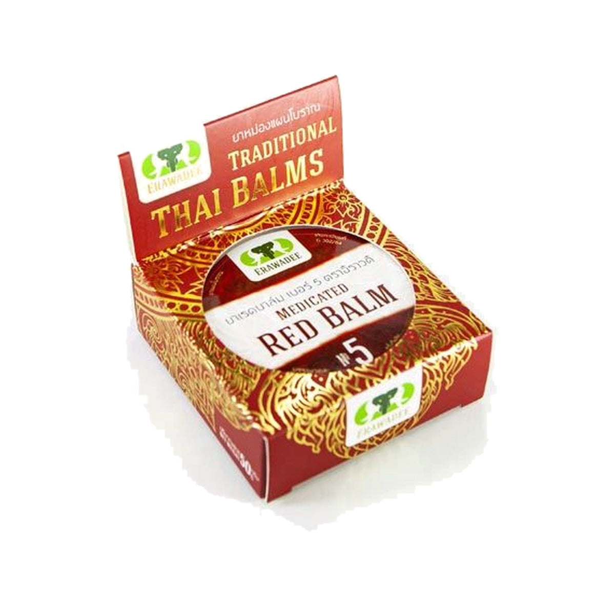 Erawadee No.5 Ya Mong Dang Warming Red Herbal Balm ‚ 50 g