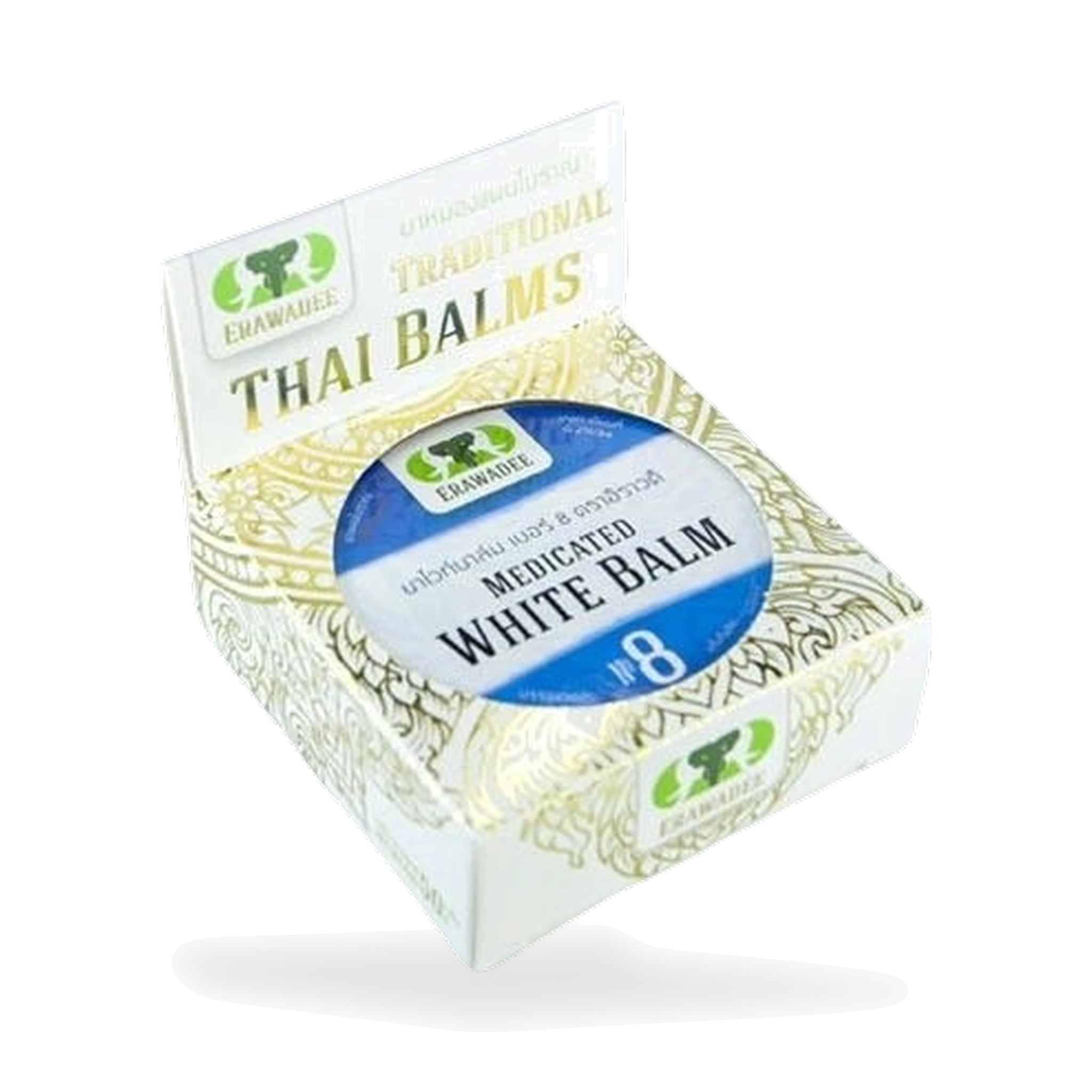 Erawadee No.8 Ya Mong Khao White Herbal Balm ‚ 50 g
