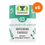 Erawadee No.83 Artichoke Capsules 250mg for Everyday Wellness Support 100 Capsules