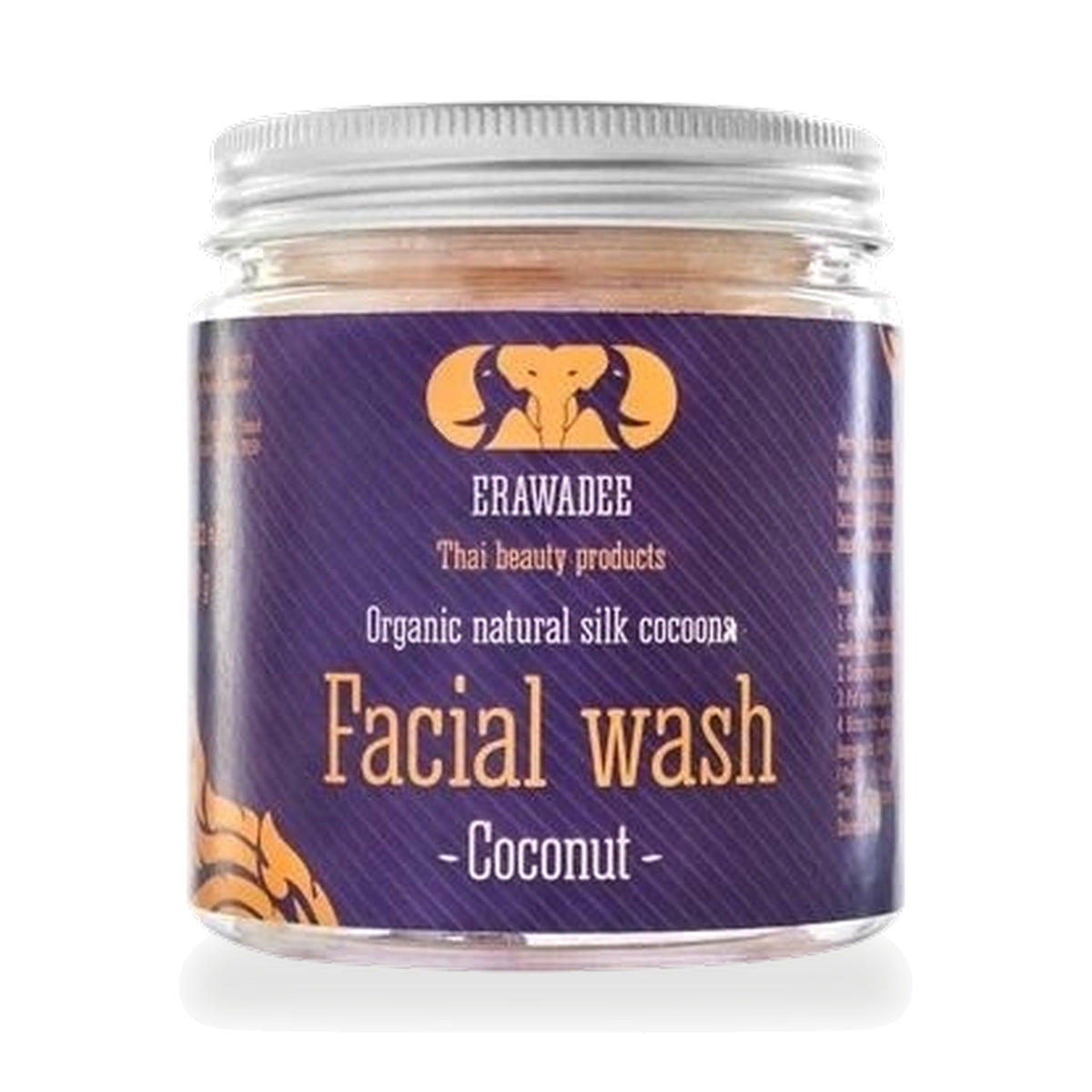 Erawadee Organic Silk Cocoon Facial Cleanser with Coconut ‚ 30 Cocoons