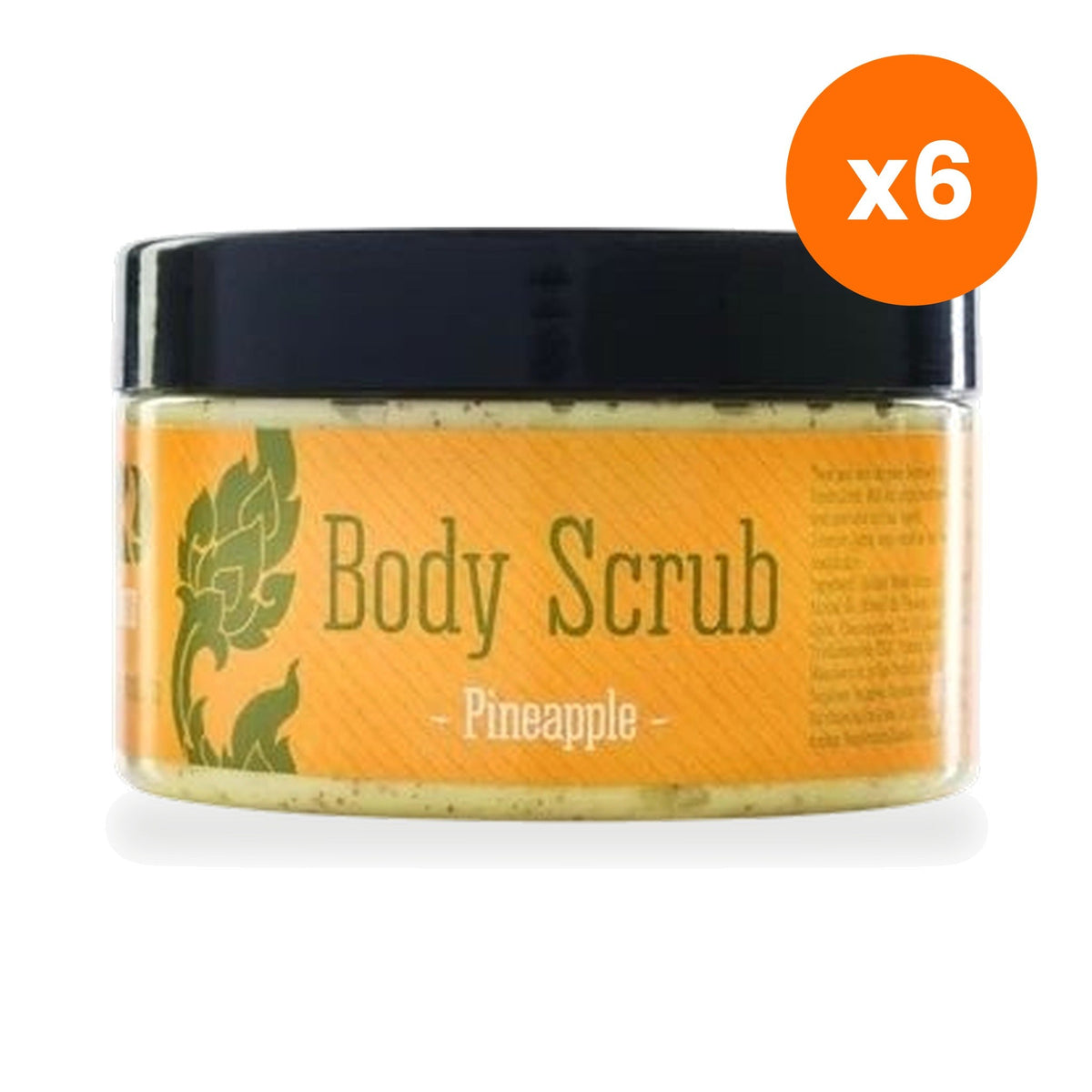 Erawadee Pineapple Body Scrub with AHA Bromelain for Radiant Skin Renewal 250 ml