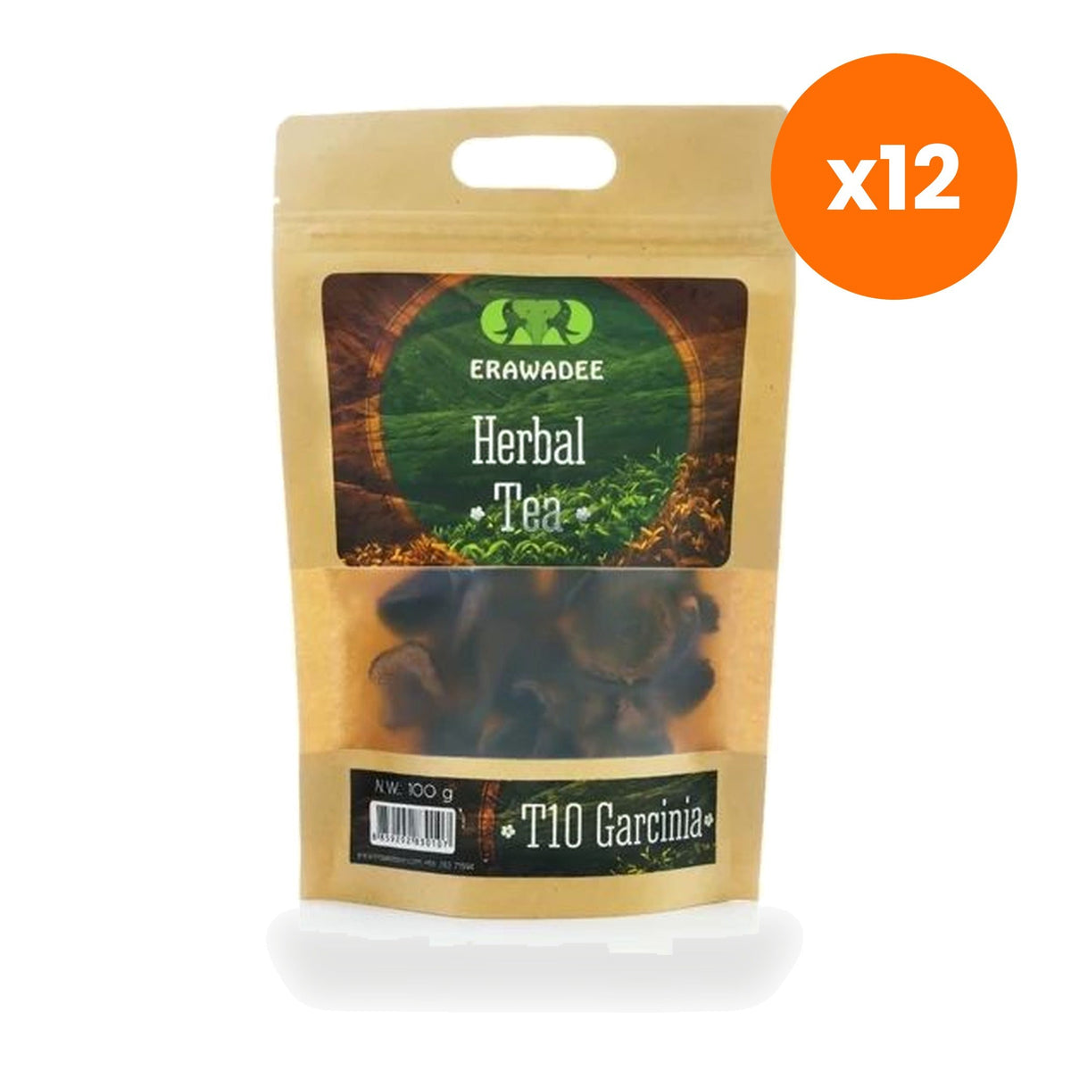 Erawadee T10 Garcinia Cambogia Tea Caffeine Free for Weight Management 100 g
