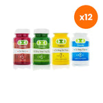 Erawadee Thai Herbal Balm Set No.10 for Everyday Muscle Comfort 4 Balms