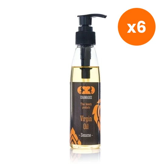 Erawadee Virgin Sesame Oil for Body Hair Deep Hydration 150 ml