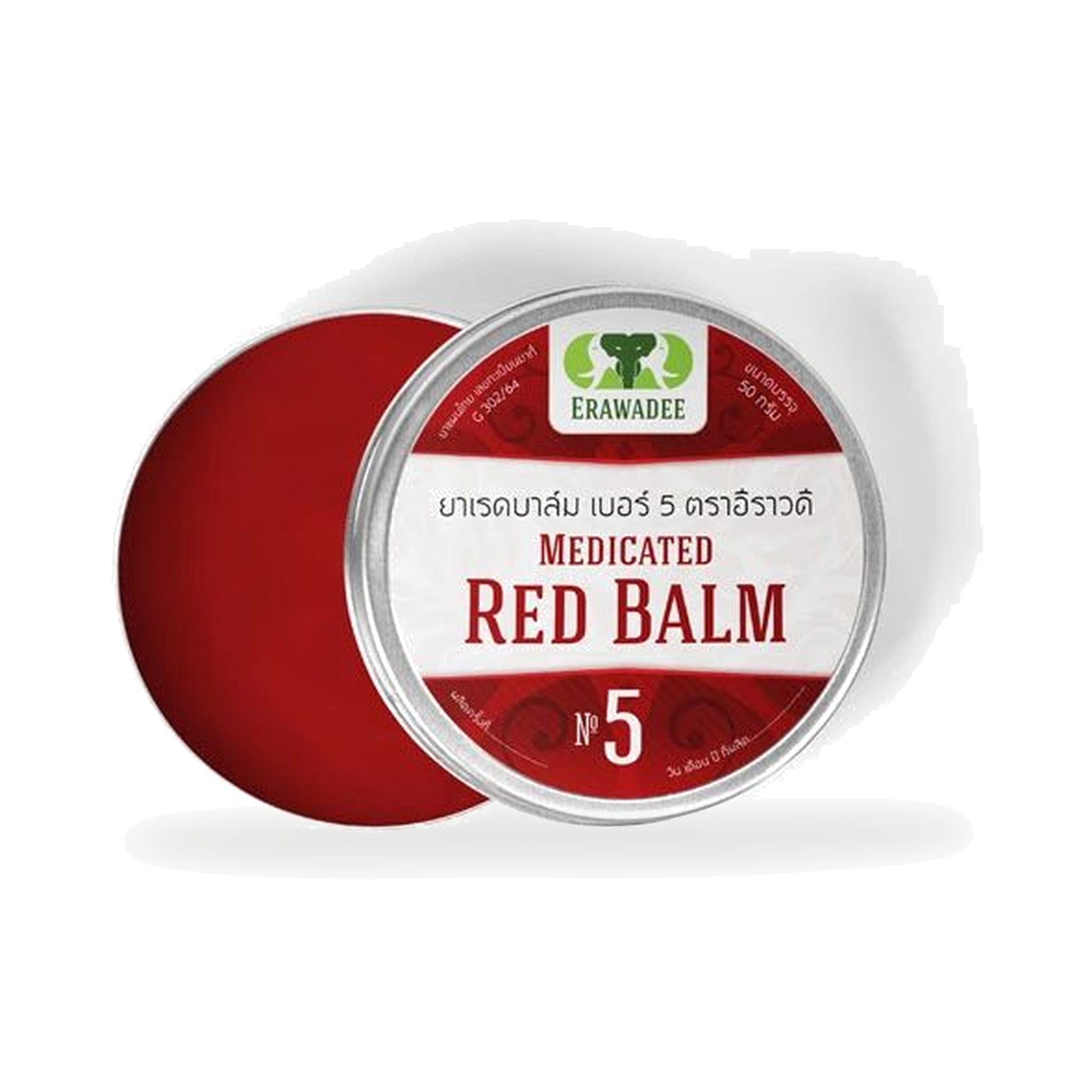 Erawadee Ya Mong Daeng Red Herbal Balm ‚ 90 g