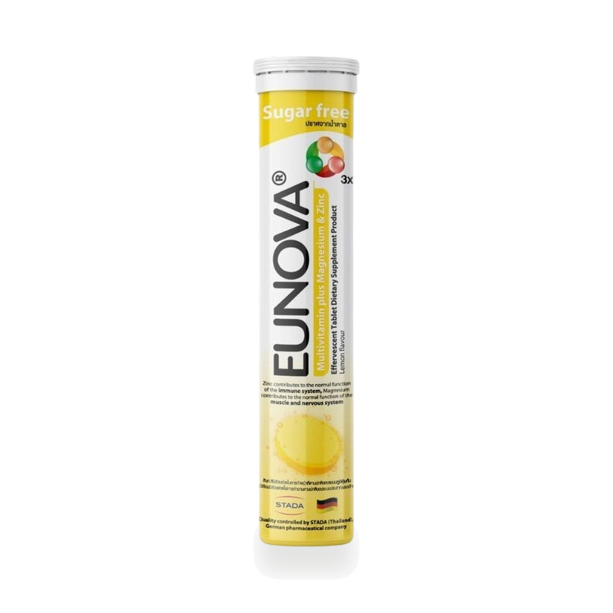 Eunova Multivitamin + Magnesium & Zinc Effervescent Tablets ‚ 15 Tablets