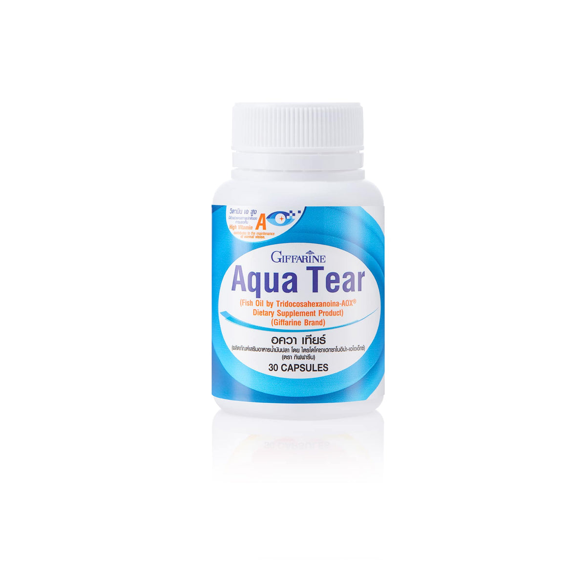 Giffarine Aqua Tear Fish Oil & Vitamin A Capsules ‚ 30 Capsules