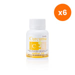 Giffarine Curcuma C E Turmeric Vitamin C E for Digestive Comfort 60 Capsules