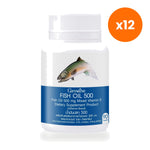 Giffarine Fish Oil Omega 3 Capsules 500mg for Heart and Brain Health 90 Capsules