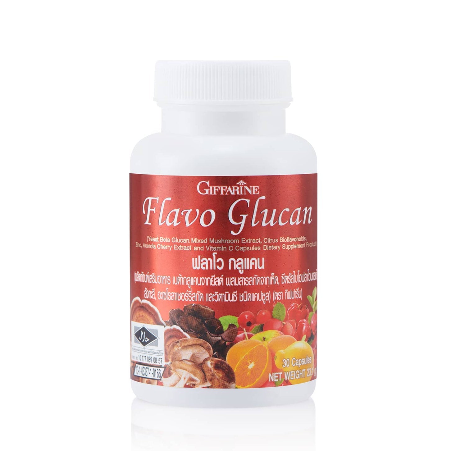 Giffarine Flavo Glucan Beta-Glucan & Mushroom Extract Capsules ‚ 30 Capsules
