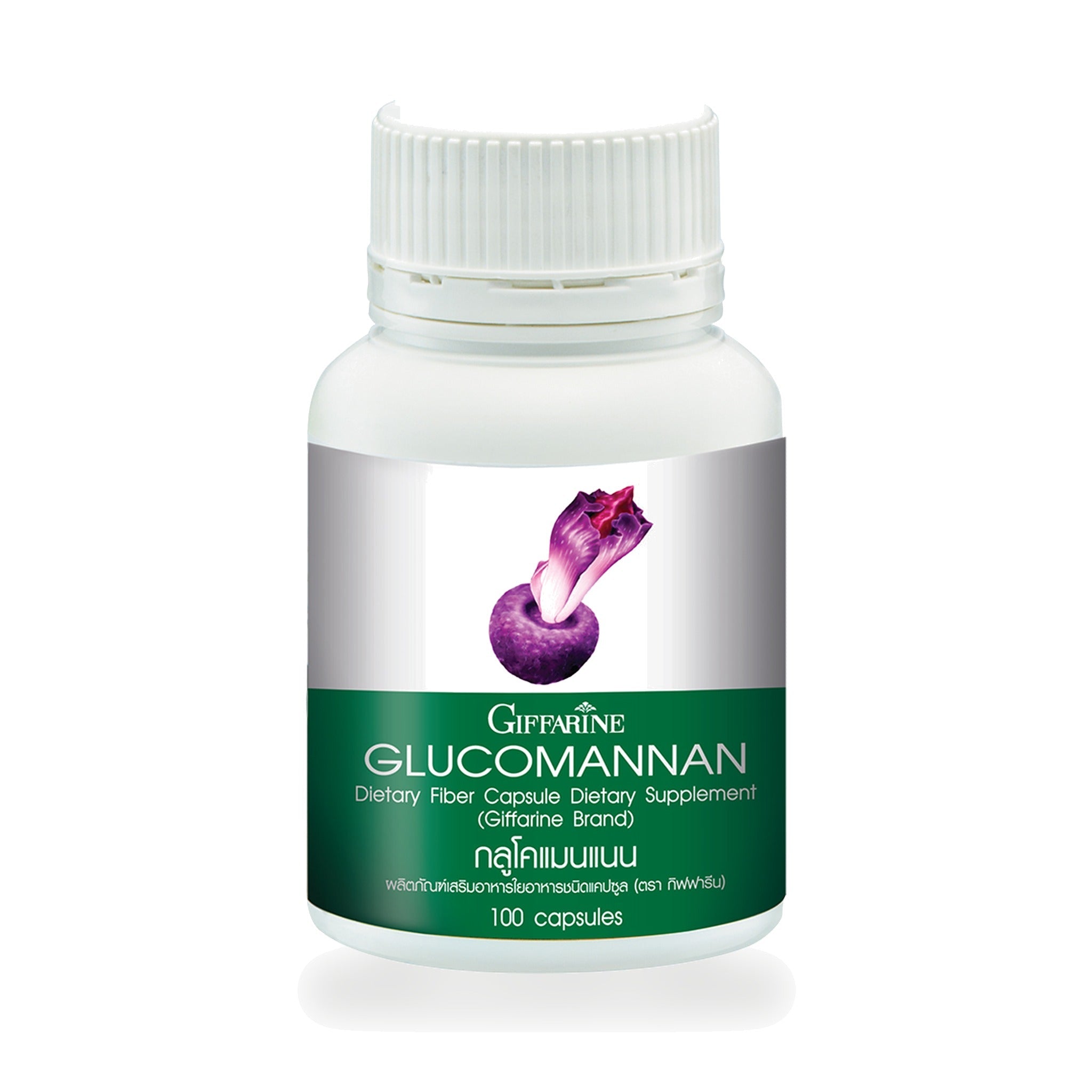 Giffarine Glucomannan Dietary Fibre Capsules 600mg ‚ 100 Capsules