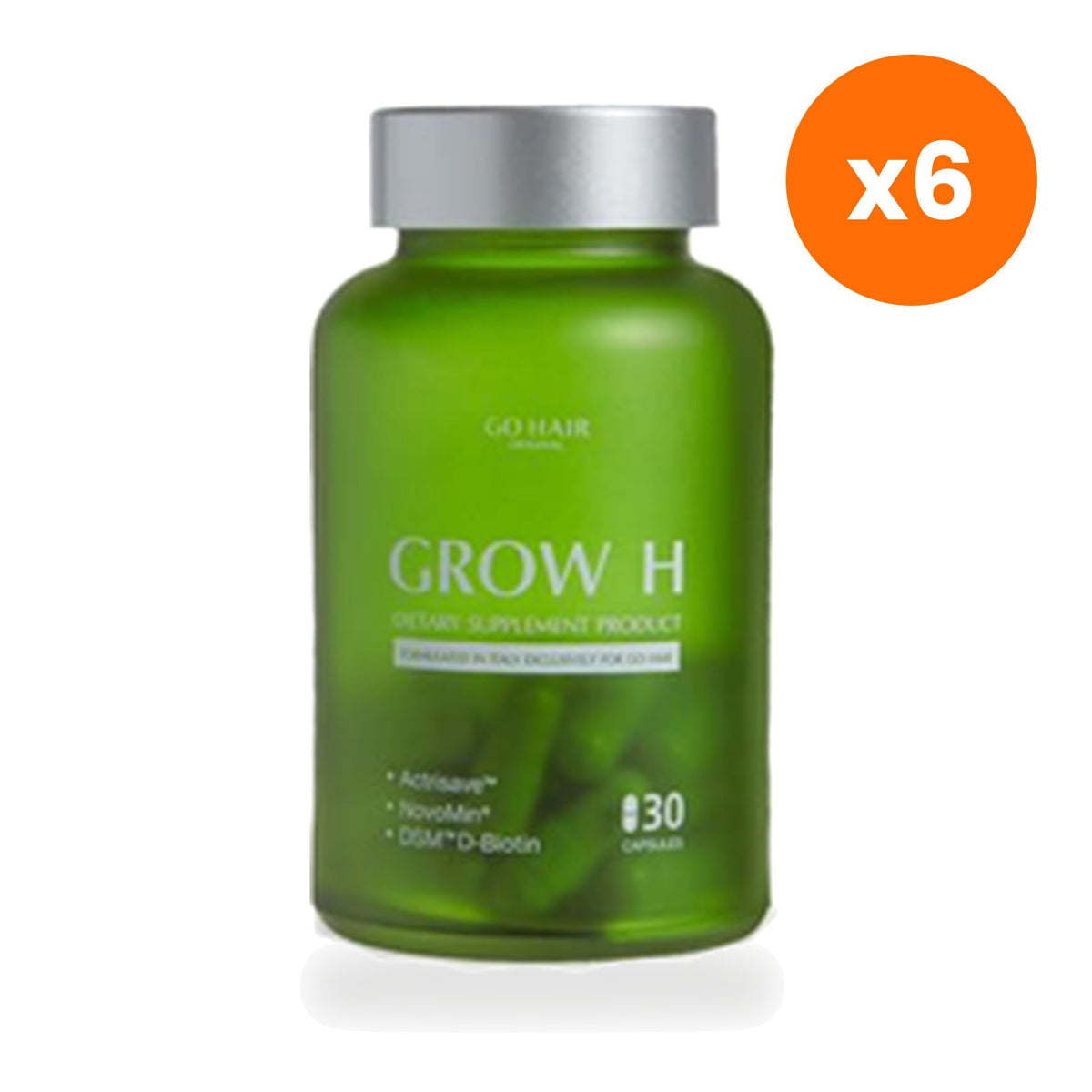 GO Original Grow H for Hair Health Support Capsules 30 Capsules