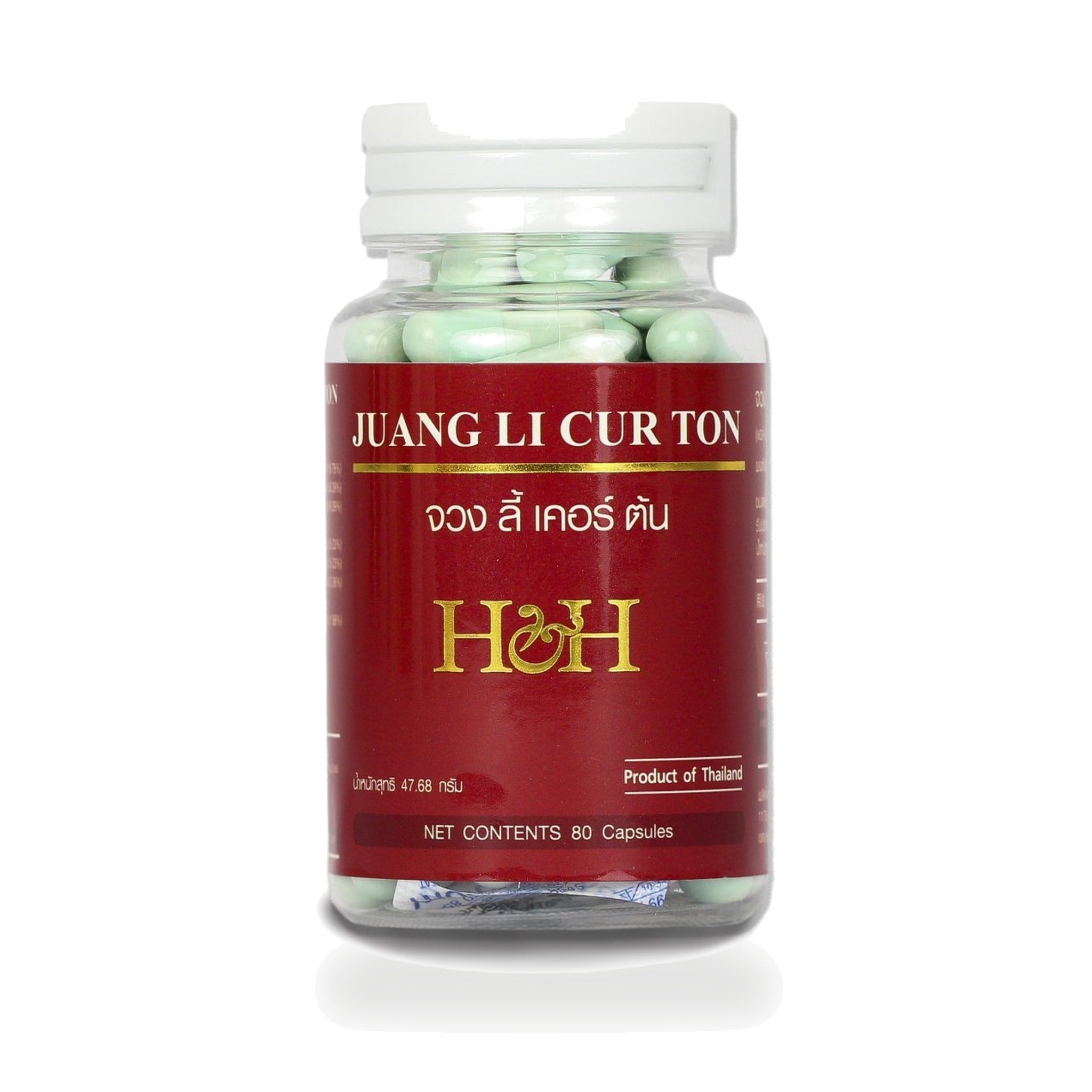 Herb & Health Gallery Juang Li Cur Ton Men's Tonic Capsules ‚ 80 Capsules