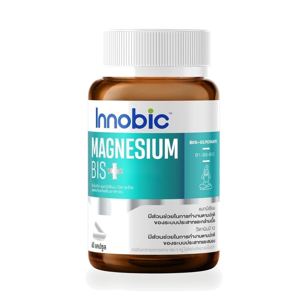 Innobic Magnesium Bisglycinate Plus Capsules ‚ 60 Capsules