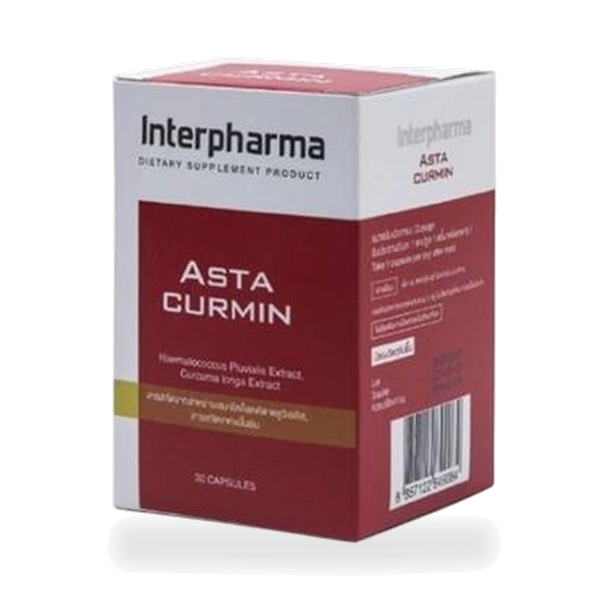 Interpharma Astacurmin Astaxanthin & Curcumin Tablets ‚ 30 Tablets