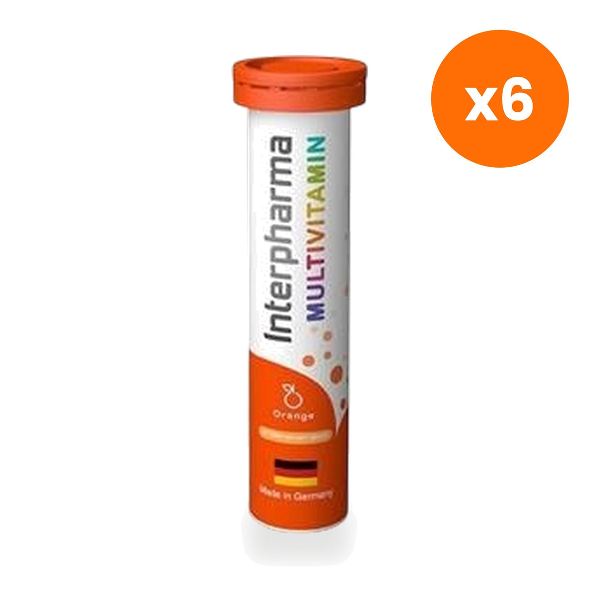Interpharma Multivitamin Effervescent Tablets for Everyday Energy Support 20 Tablets