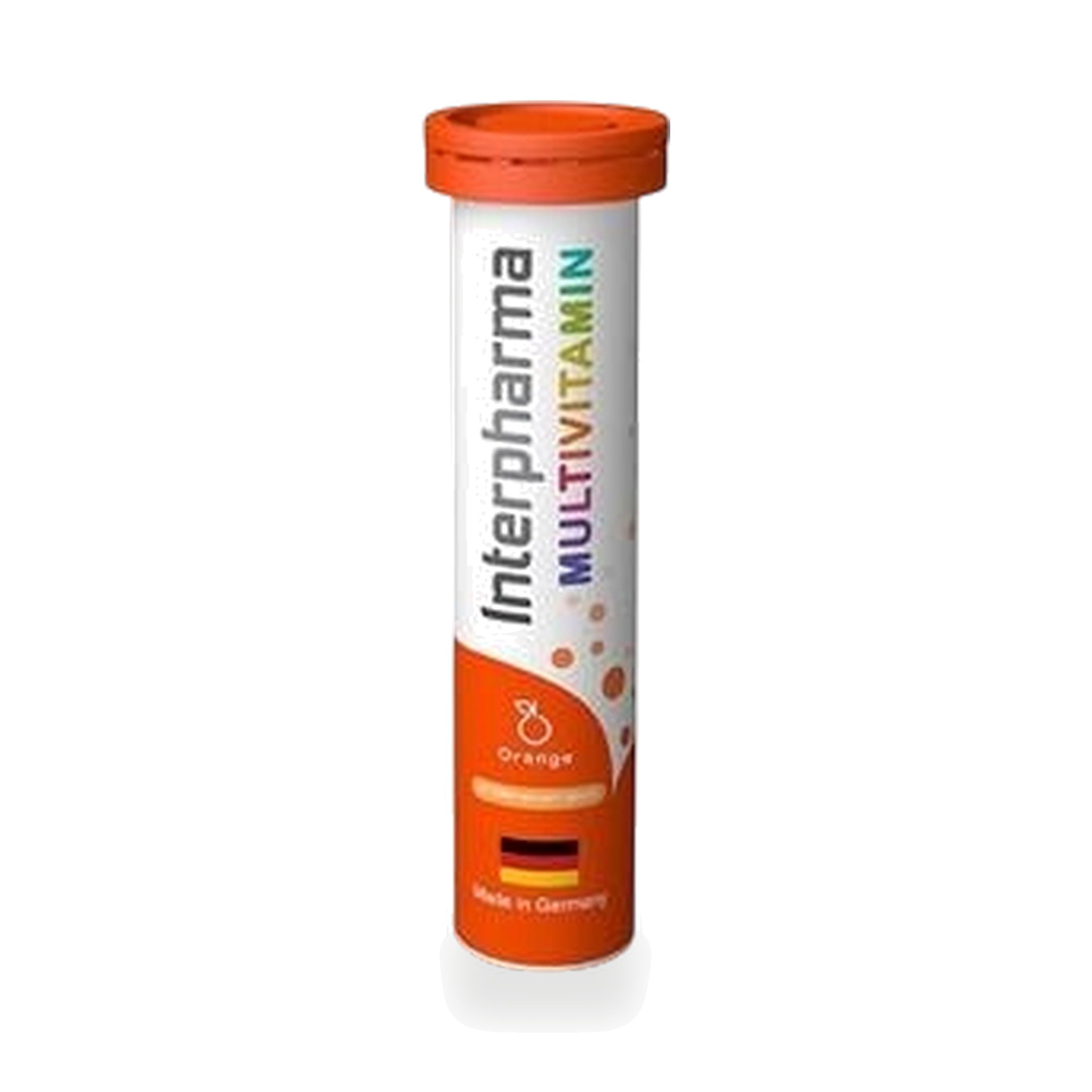 Interpharma Multivitamin Orange Effervescent Tablets ‚ 20 Tablets