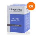 Interpharma Pure Krill Oil Omega 3 for Heart Health Support Capsules 60 Capsules