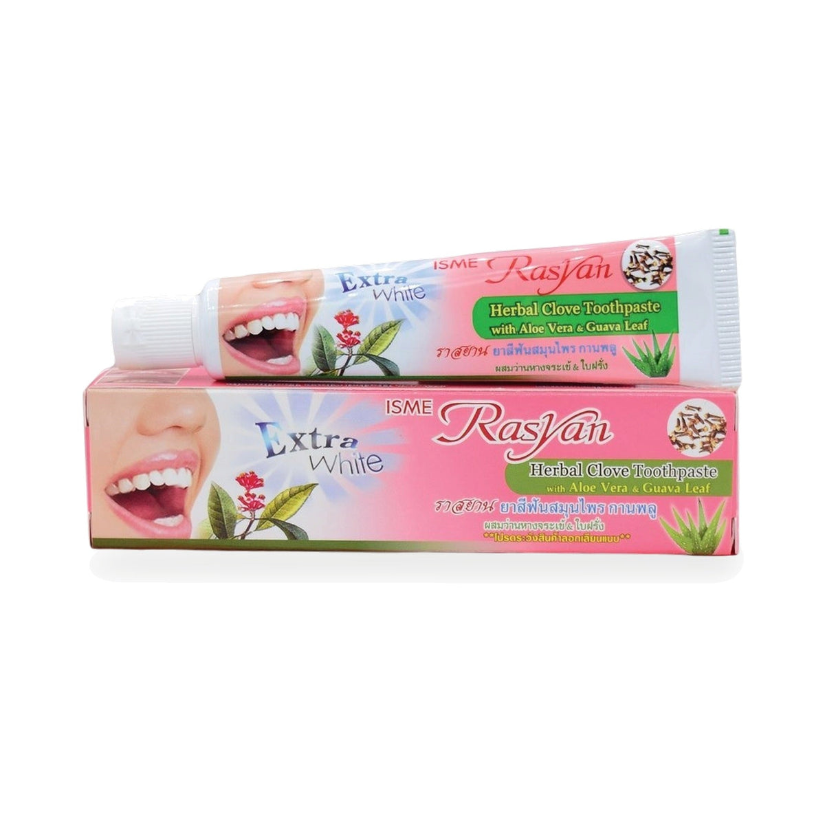 ISME Rasyan Clove Herbal Toothpaste with Aloe Vera & Guava Leaf ‚ 30 g