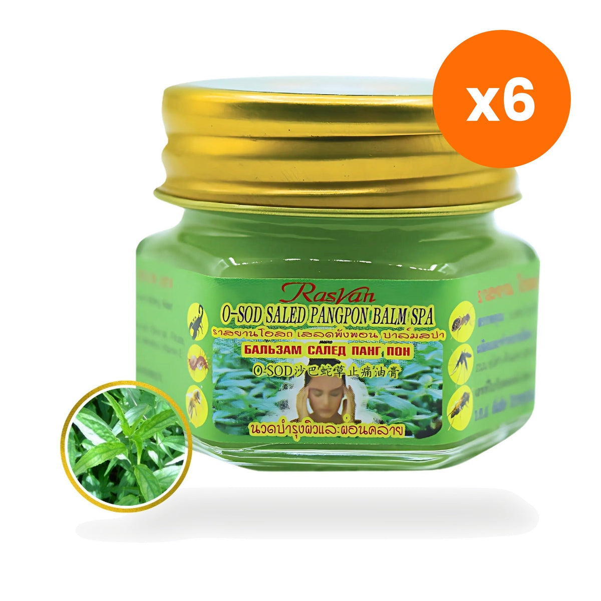 ISME Rasyan Osot Phaya Yo Clinacanthus Spa Balm for Muscle Comfort 15 g