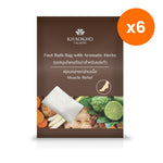 Khaokho Talaypu Aroma Herbal Foot Soak Bag for Foot Comfort 18 g – 6 pack bundle