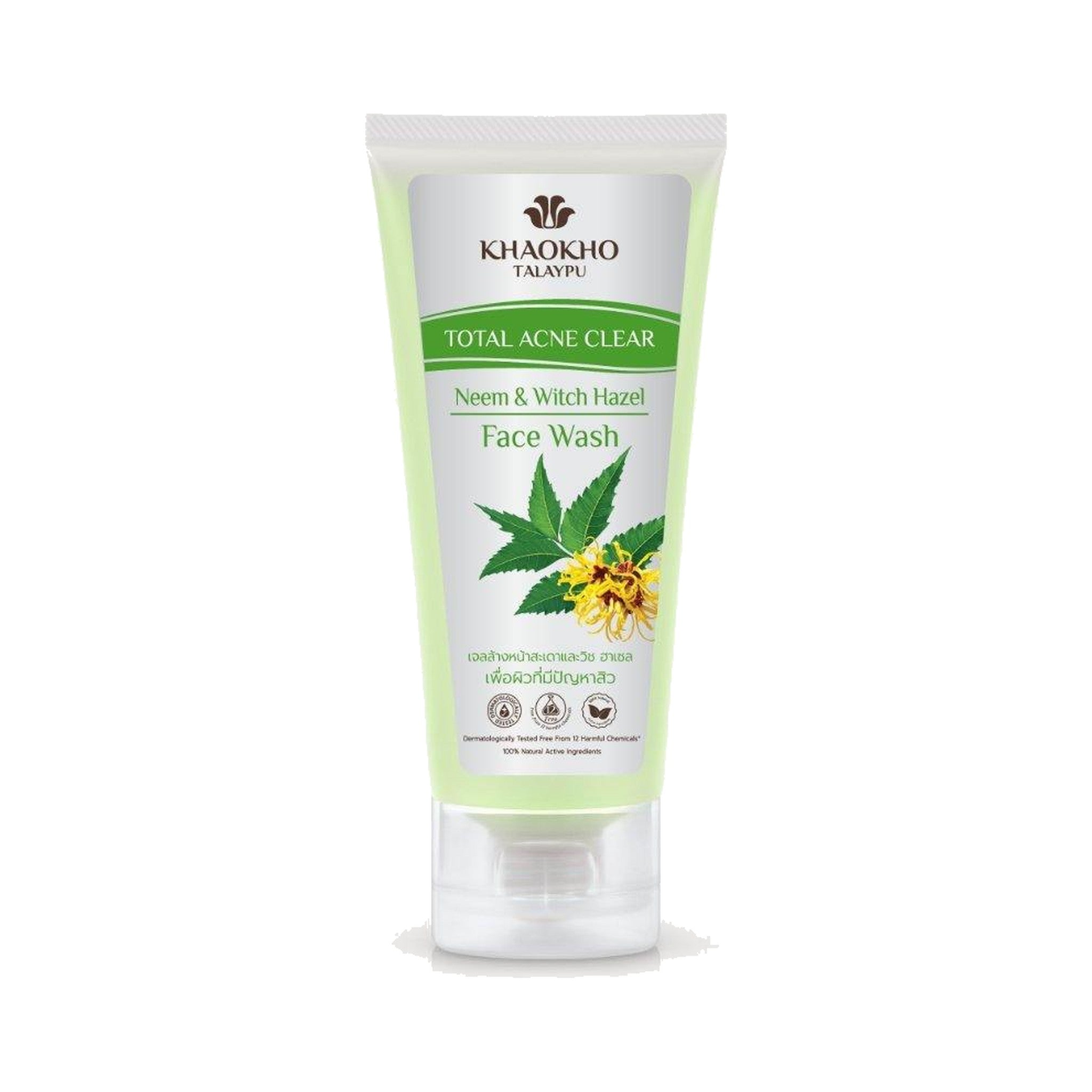 Khaokho Talaypu Facial Wash Neem and Witch Hazel for Skin Radiance 95 ml