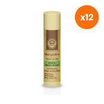 Khaokho Talaypu Natural Lip Balm Coconut and Sesame Oil for Skin Hydration 4 g – 12 pack bundle