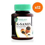 Khaolaor K Samin Black Sesame Capsules 400mg for Bone Strength 60 Capsules