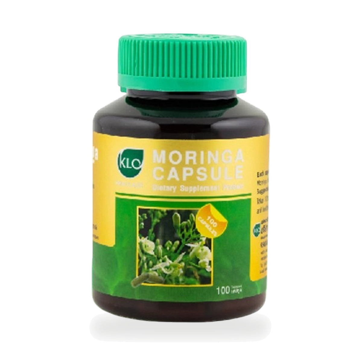 Khaolaor Moringa Leaf Capsules 450mg ‚ 100 Capsules