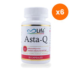 Life Asta Q Astaxanthin CoQ10 for Eye Comfort from Screens Capsules 30 Capsules