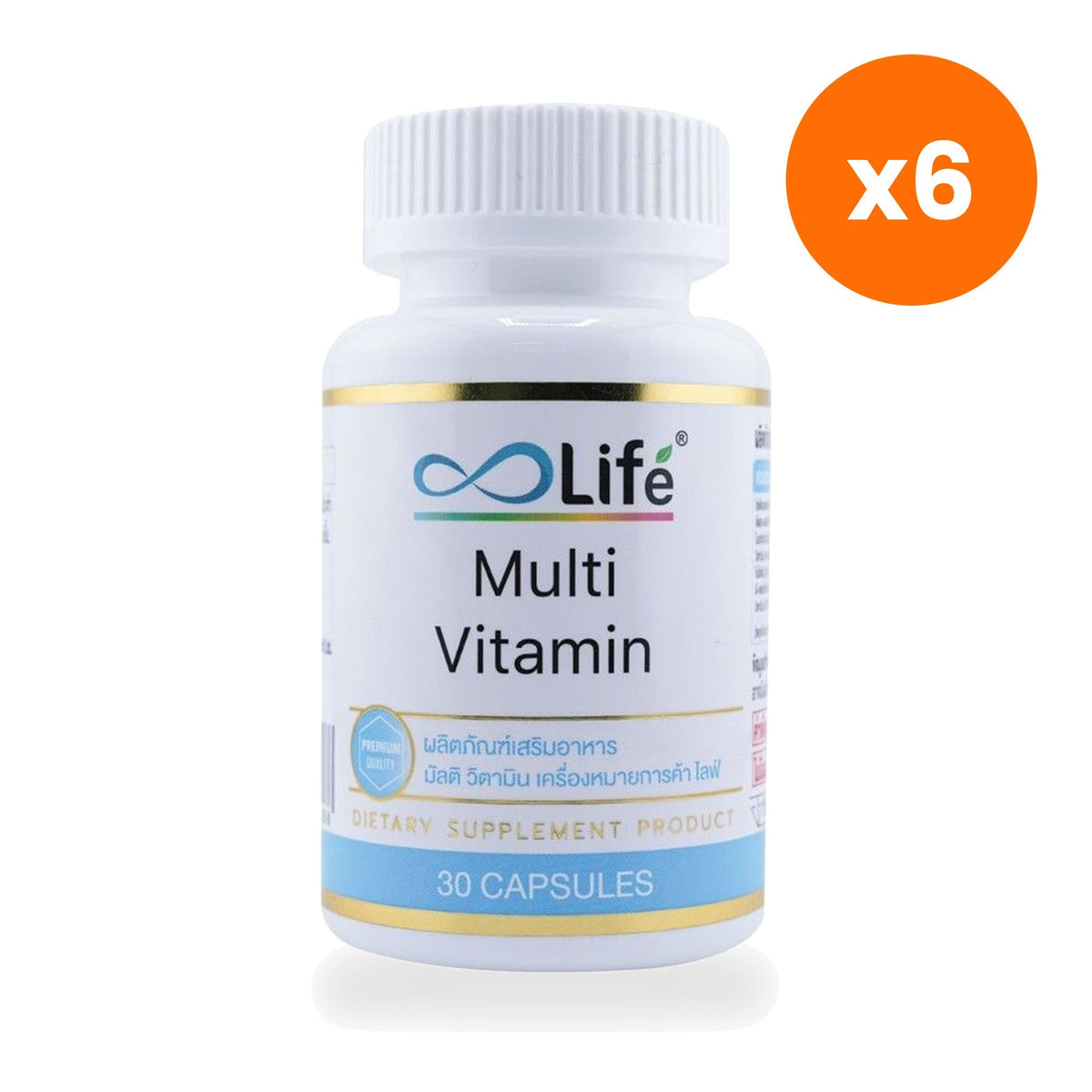 Life Multivitamin Capsules Vitamin B Complex for Everyday Wellness 30 Capsules