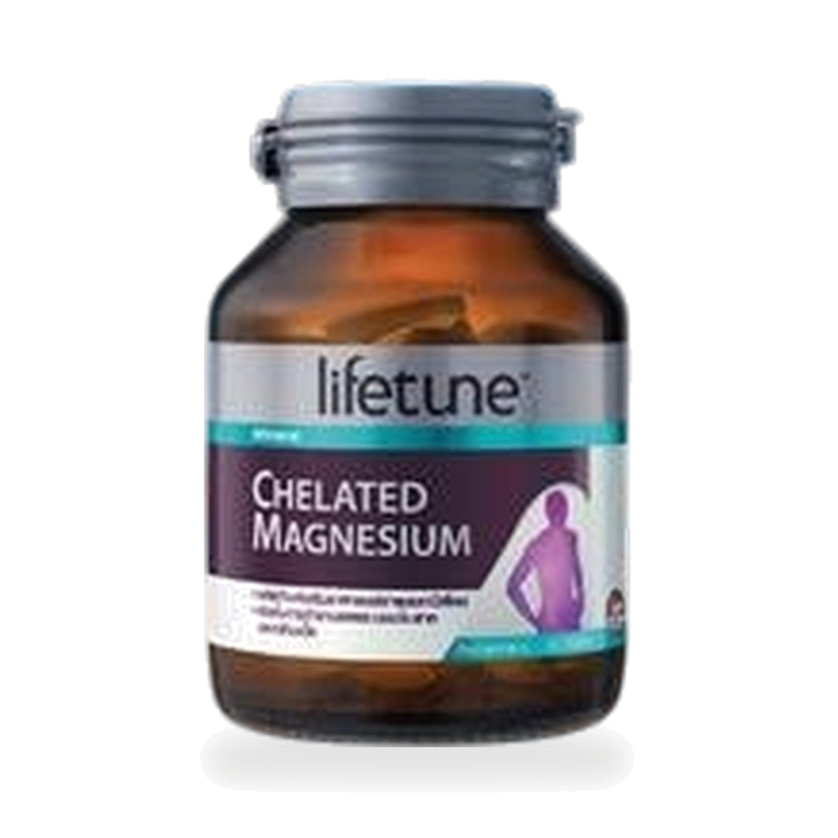 Lifetune Chelated Magnesium Tablets 100mg ‚ 60 Tablets