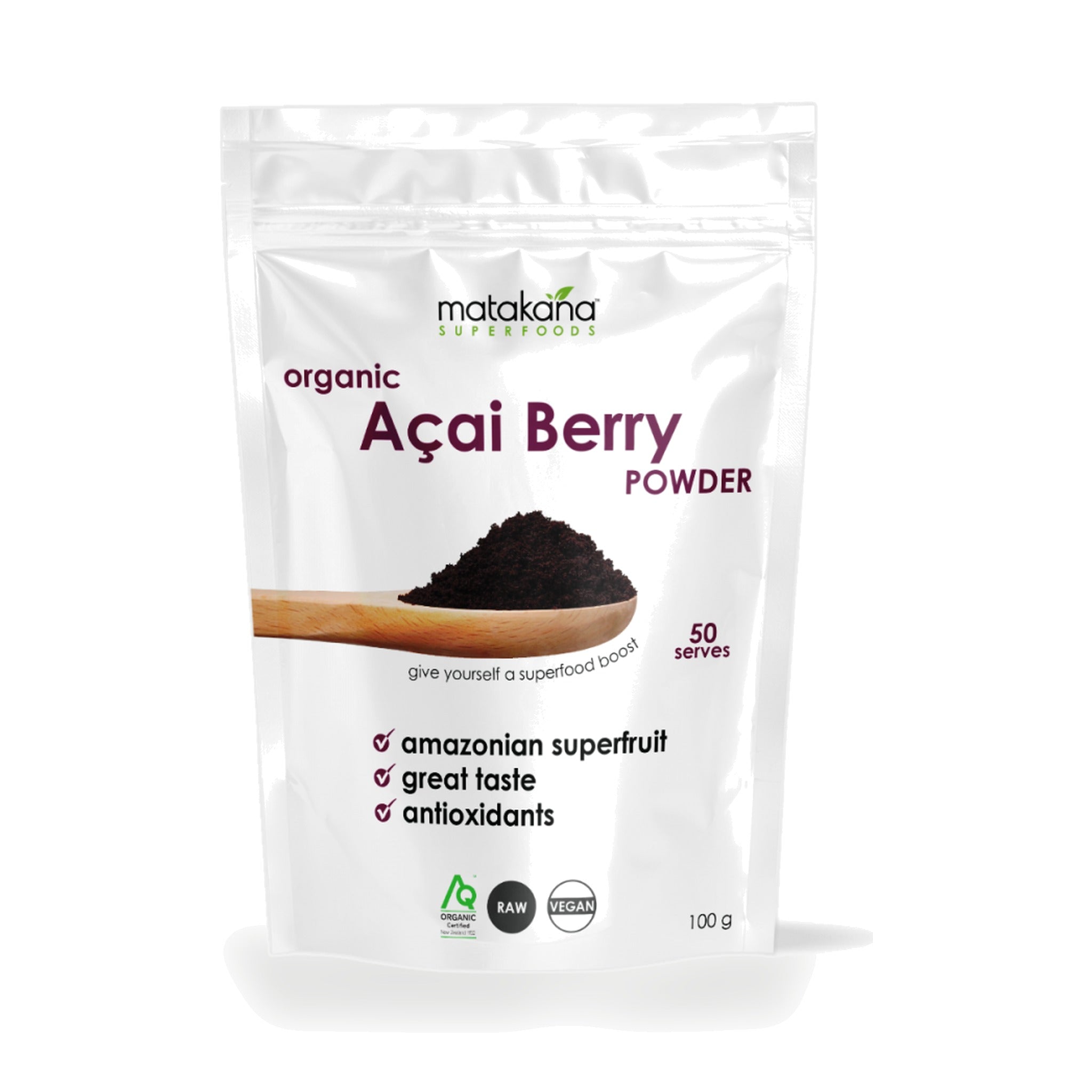 Matakana SuperFoods Organic Freeze-Dried Acai Berry Powder ‚ 100 g