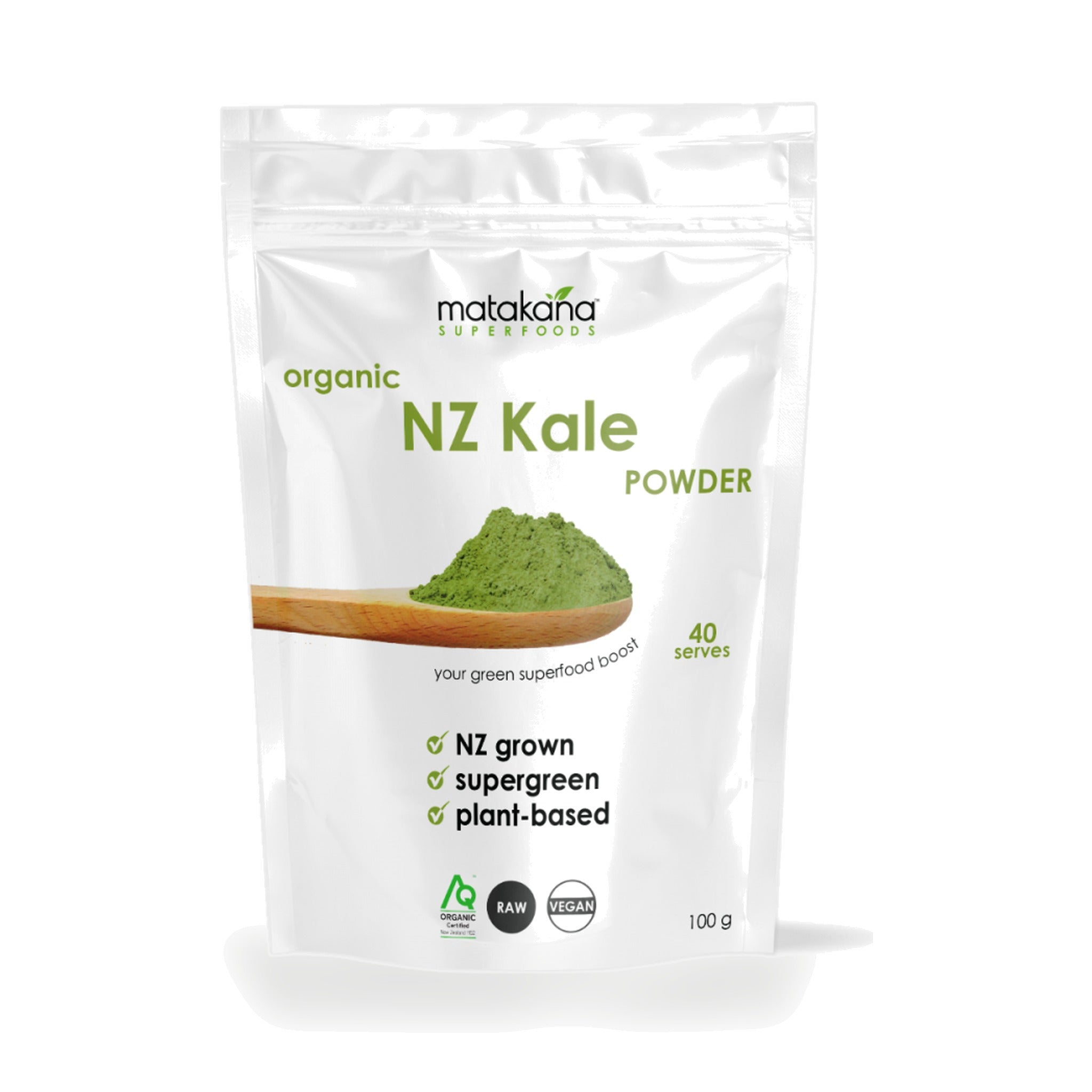 Matakana SuperFoods Organic New Zealand Curly Kale Powder ‚ 100 g
