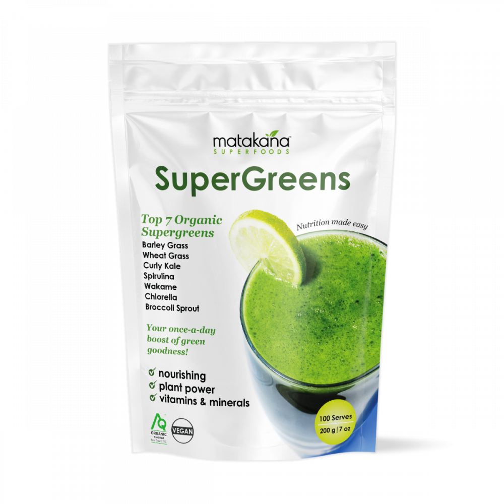 Matakana SuperFoods Organic SuperGreens Powder ‚ 200 g