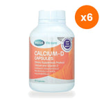 Mega We Calcium D Liquid Softgels 600mg for Bone Health Support 90 Softgels