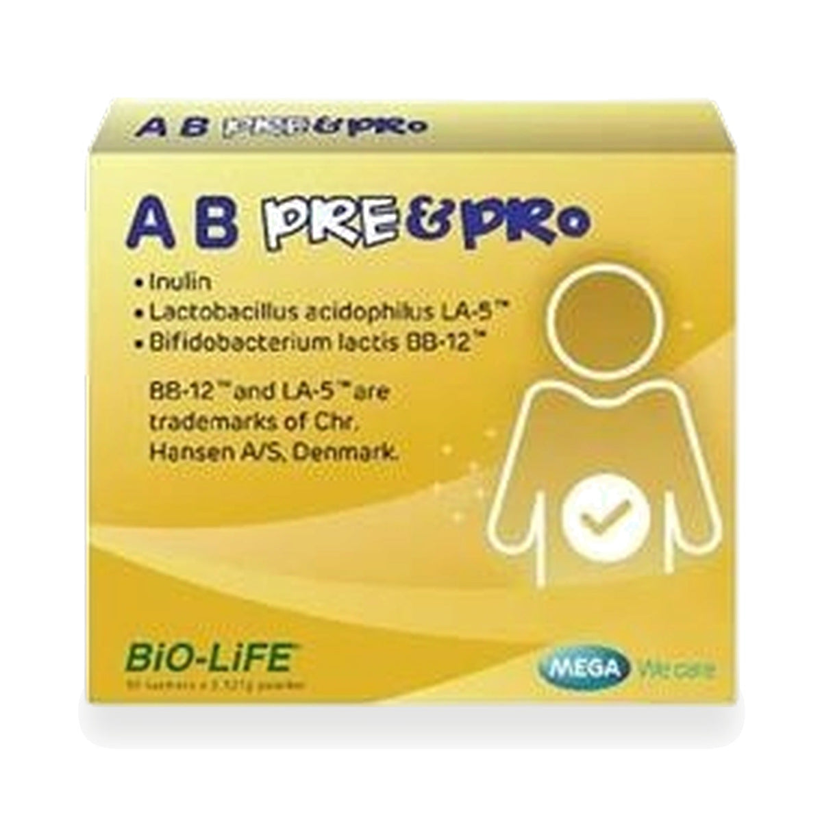 Mega We Care AB Pre & Pro Probiotic Sachets ‚ 10 Sachets