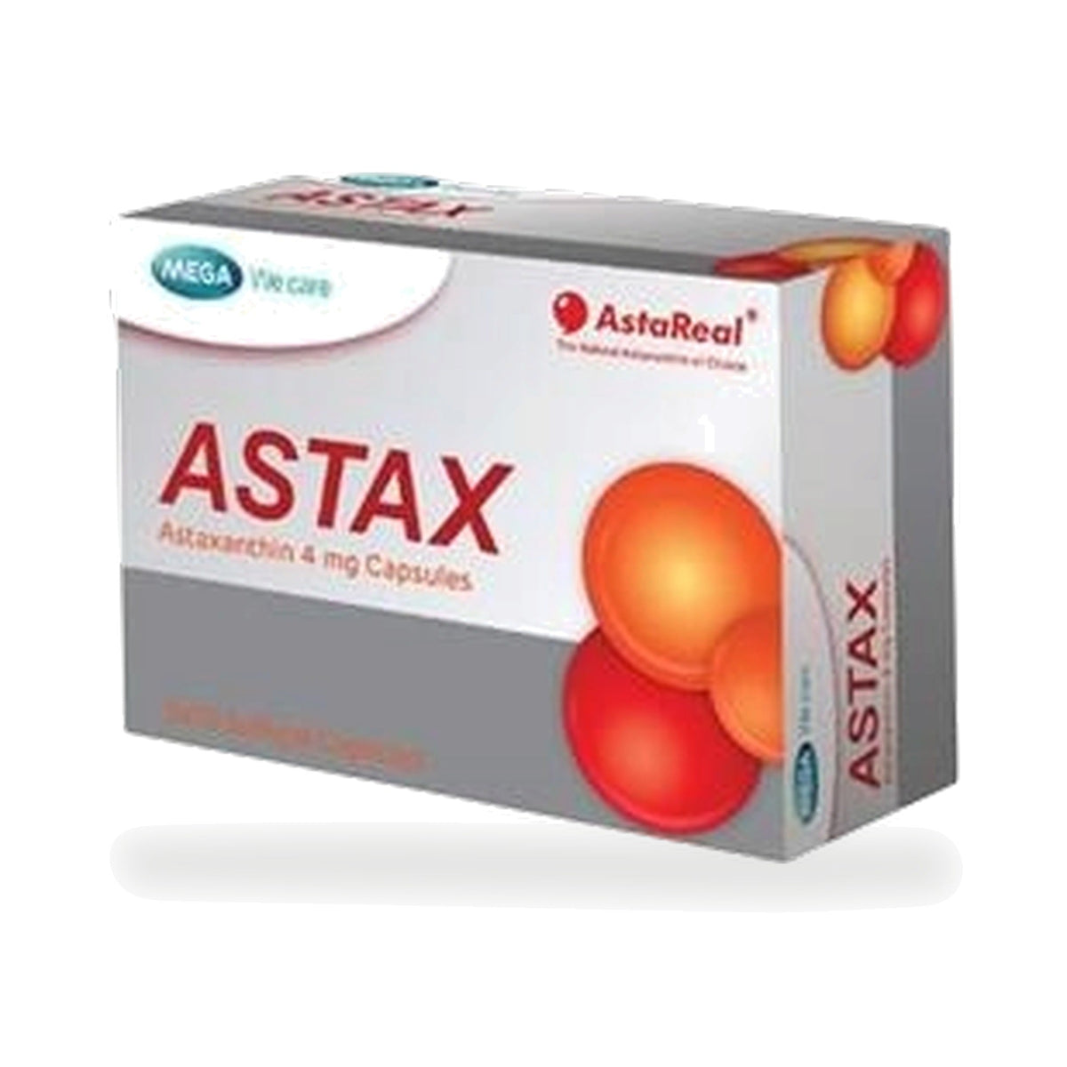 Mega We Care Astax Astaxanthin Capsules 4mg ‚ 30 Capsules
