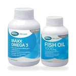 Mega We Care Maxx Omega 3 Capsules ‚ 60 Capsules + 30 Fish Oil Capsules