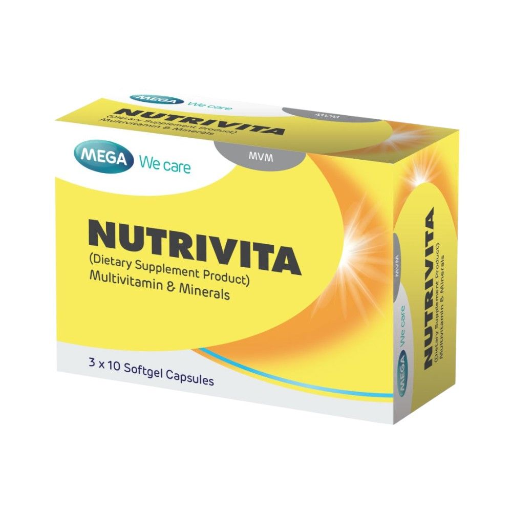 Mega We Care Nutrivita Multivitamin & Mineral Capsules ‚ 30 Capsules