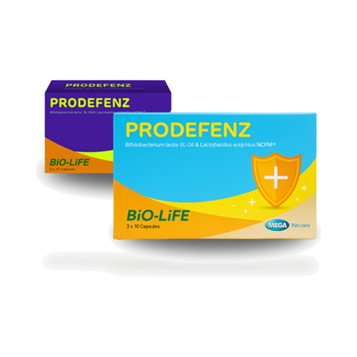 Mega We Care Prodefenz Probiotic Capsules ‚ 30 Capsules (3 x 10)