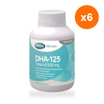 Mega We DHA 125 Tuna Oil Omega 3 Prenatal for Brain and Eye Development 100 Capsules