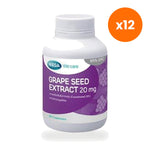 Mega We Grape Seed Extract Tablets 20mg for Skin and Circulation Support 60 Tablets