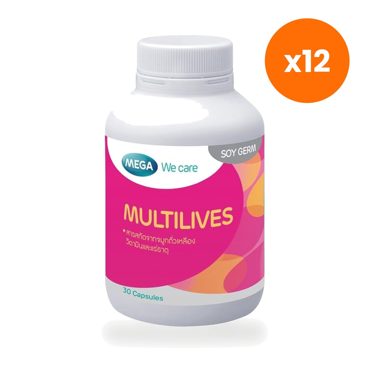 Mega We Multilives Multivitamin Women's for Bone and Eye Health 30 Capsules