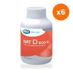 Mega We Nat D Vitamin D3 Capsules 600 IU for Bone and Immune Health 60 Capsules