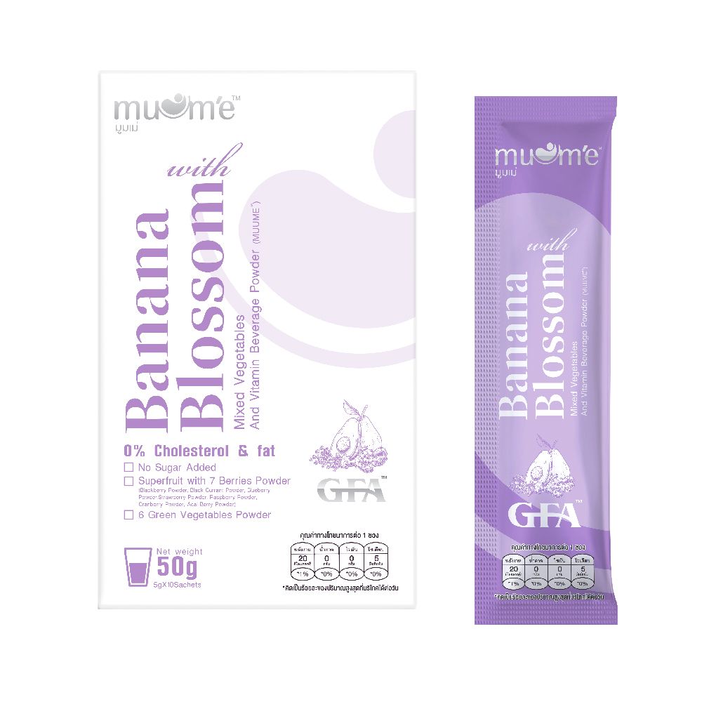 Muume Banana Blossom Plus Mixed Berry Drink Powder ‚ 50 g
