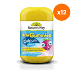 Nature's Way Vita Gummies Calcium Vitamin D Chewable Gummies for Bone Strength