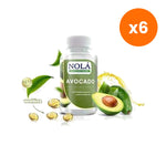 Nola Cold Pressed Avocado Oil Vegan Capsules for Heart Health Support 60 Capsules
